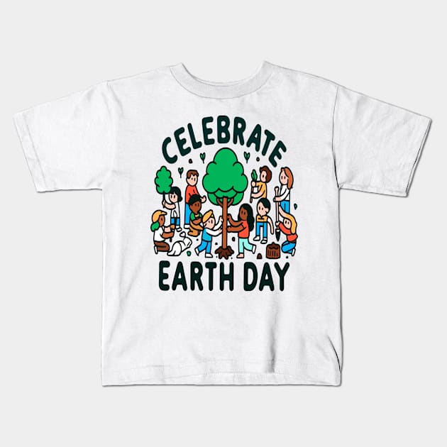 Unity in Conservation: Grow Green Kids T-Shirt by maknatess